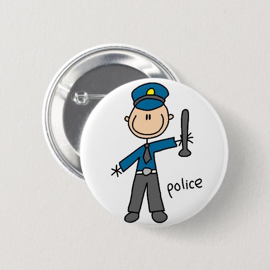 Polizeibeamte-Knopf Button (Vorne & Hinten)
