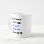 Polizeibeamte, künftig kaffeetasse (Vorderseite Links)