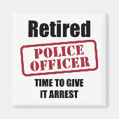 Polizeibeamte Magnet (Vorne)