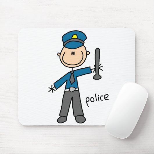 Polizeibeamte Mousepad (Mit Mouse)