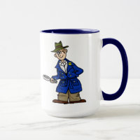 Polizeibeamte oder private Eye-Kaffee-Tasse