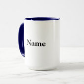 Polizeibeamte oder private Eye-Kaffee-Tasse Tasse (Vorderseite Links)