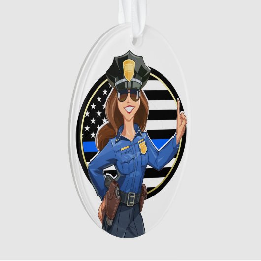 Polizeibeamte Ornament (Vorderseite)