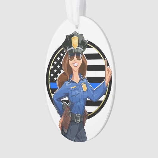 Polizeibeamte Ornament (Vorderseite)