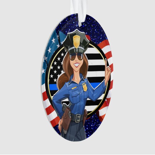 Polizeibeamte Ornament (Vorderseite)