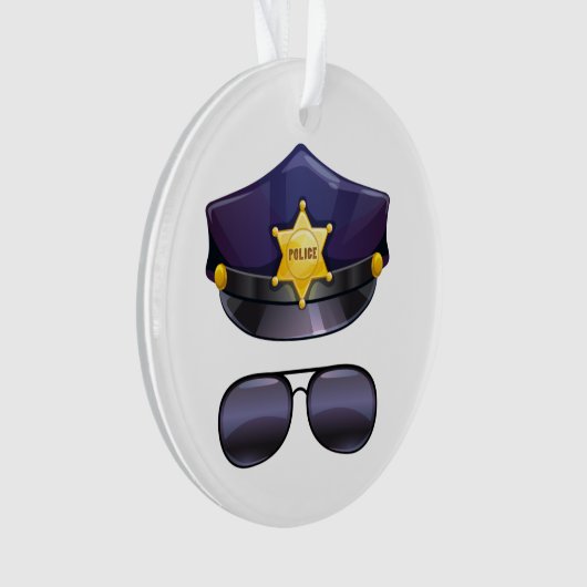 Polizeibeamte Ornament (Vorderseite)
