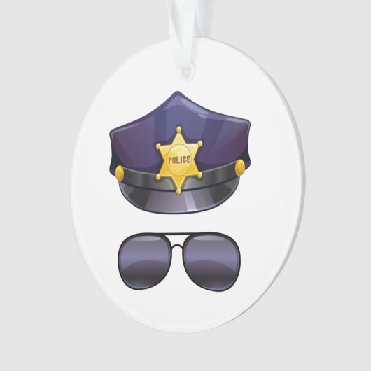 Polizeibeamte Ornament (Vorderseite)