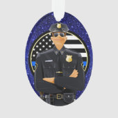 Polizeibeamte Ornament (Vorderseite)