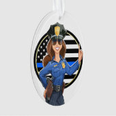 Polizeibeamte Ornament (Vorderseite)