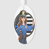 Polizeibeamte Ornament (Vorderseite)