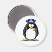 Polizeibeamte Penguin Magnet (Vorderseite/Rückseite)