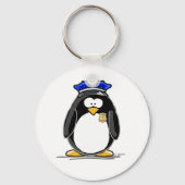 Polizeibeamte Penguin Schlüsselanhänger (Vorderseite)