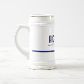 Polizeibeamte personalisiert Thin Blue Line Bierglas (Links)