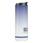 Polizeibeamte personalisiert Thin Blue Line Thermosbecher (Nach links gedreht)