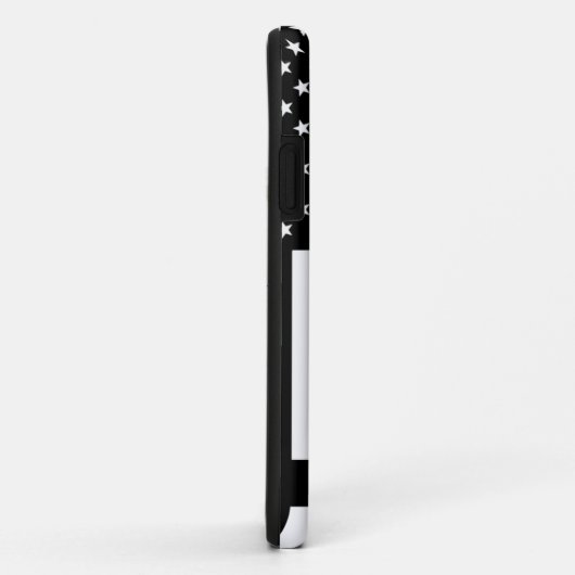 Polizeibeamte Personalisierte Thin Blue Line Case-Mate iPhone Hülle (Hinten/Rechts)