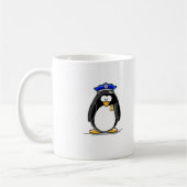 Polizeibeamte-Pinguin Kaffeetasse (Links)
