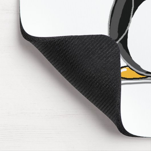 Polizeibeamte-Pinguin Mousepad (Ecke)