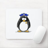 Polizeibeamte-Pinguin Mousepad (Mit Mouse)