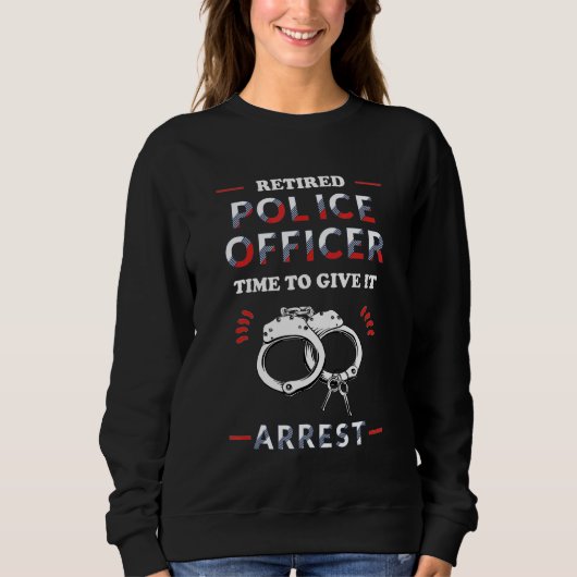 Polizeibeamte Polizeipolizei Sweatshirt (Vorderseite)