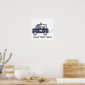 Polizeibeamte Poster (Küche)