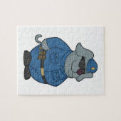 Polizeibeamte Puzzle (Horizontal)