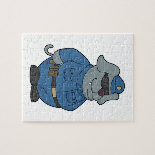 Polizeibeamte Puzzle (Horizontal)