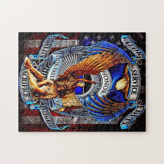 Polizeibeamte-Puzzlespiel Puzzle (Horizontal)