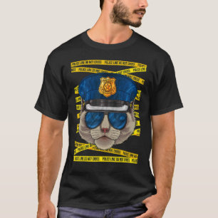 Polizeibeamte Ragdoll Polizeikat T-Shirt