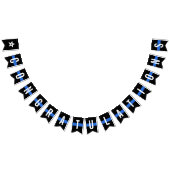 Polizeibeamte Rechtsdurchsetzung Herzlichen Glückw Wimpelkette (Alle)