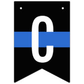 Polizeibeamte Rechtsdurchsetzung Herzlichen Glückw Wimpelkette (Zweite Fahne)