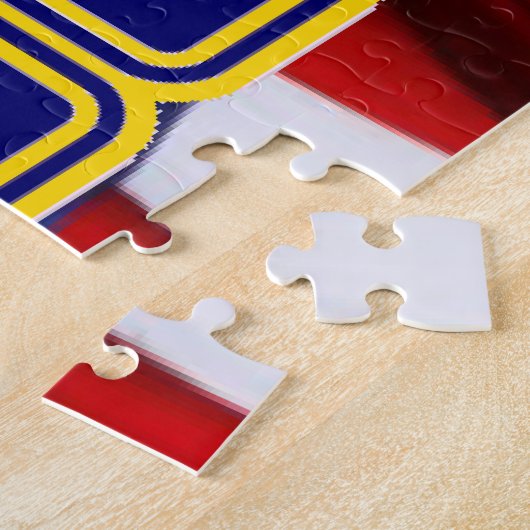 Polizeibeamte Remüdes Abzeichen Puzzle (Seite)