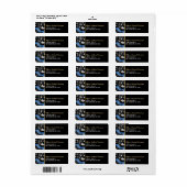 Polizeibeamte Rücksendeadresse für Strafverfolgung (Vorne)