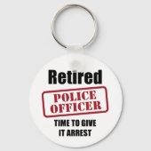 Polizeibeamte Schlüsselanhänger (Vorderseite)