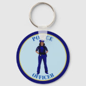 Polizeibeamte Schlüsselanhänger (Vorderseite)