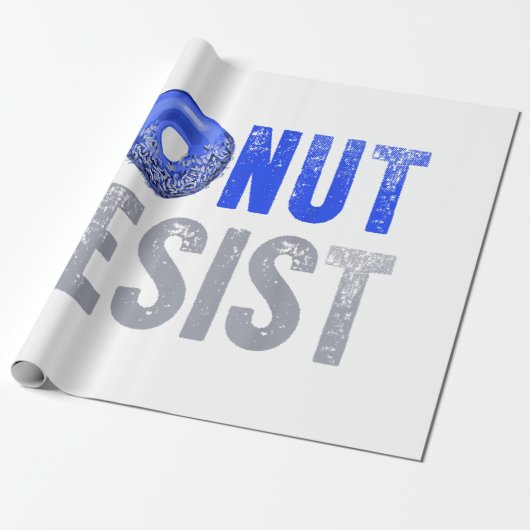 Polizeibeamte Shirt Thin Blue Line Donut Resist J Geschenkpapier (Ungerollt)
