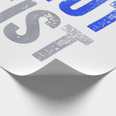 Polizeibeamte Shirt Thin Blue Line Donut Resist J Geschenkpapier (Ecke)