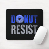 Polizeibeamte Shirt Thin Blue Line Donut Resist J Mousepad (Mit Mouse)