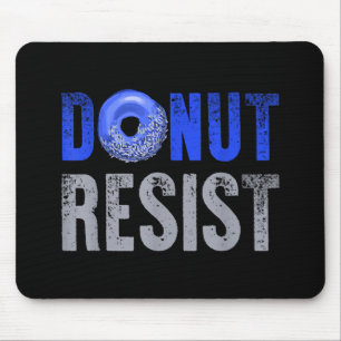 Polizeibeamte Shirt Thin Blue Line Donut Resist J Mousepad