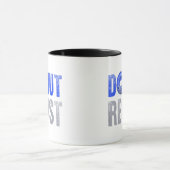 Polizeibeamte Shirt Thin Blue Line Donut Resist J Tasse (Zentrum)