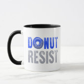 Polizeibeamte Shirt Thin Blue Line Donut Resist J Tasse (Links)