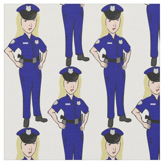 Polizeibeamte Stoff (Nahaufnahme)