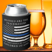 Polizeibeamte Strafverfolgung Thin Blue Line Dosenkühler