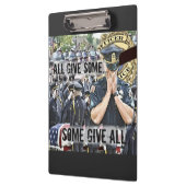 Polizeibeamte Strafverfolgungsausschuss Klemmbrett (Links)