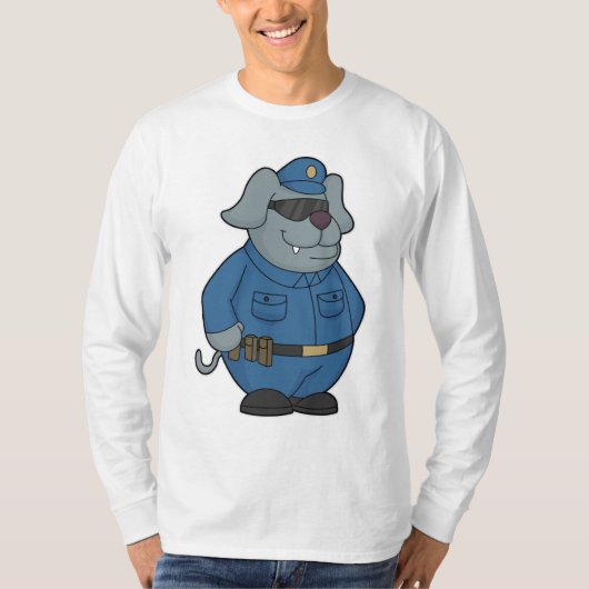 Polizeibeamte T-Shirt (Vorderseite)