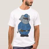 Polizeibeamte T-Shirt (Vorderseite)
