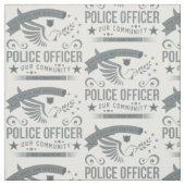 Polizeibeamte-Verpflichtung Stoff (Muster)