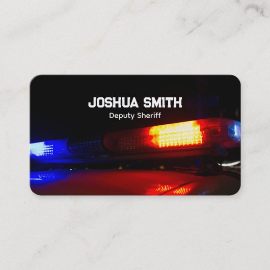 🚧 Polizeibeamte Visitenkarte (Vorderseite)