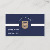 Polizeibeamte Visitenkarte (Vorderseite)