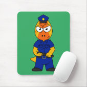 Polizeibeamte von Pachycephalosaurus. Mousepad (Mit Mouse)