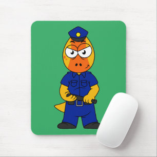 Polizeibeamte von Pachycephalosaurus. Mousepad
